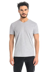Teyli short sleeves white men's t-shirt  Adomoo